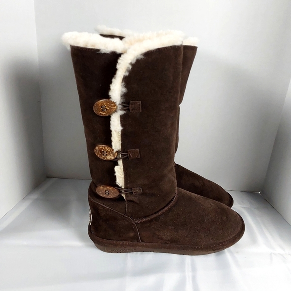 BEARPAW Lauren Tall Winter Sheepskin Boots - Picture 4 of 14